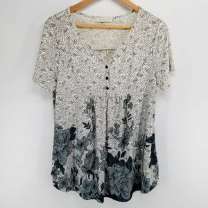 BaiSheng GT floral tunic blouse